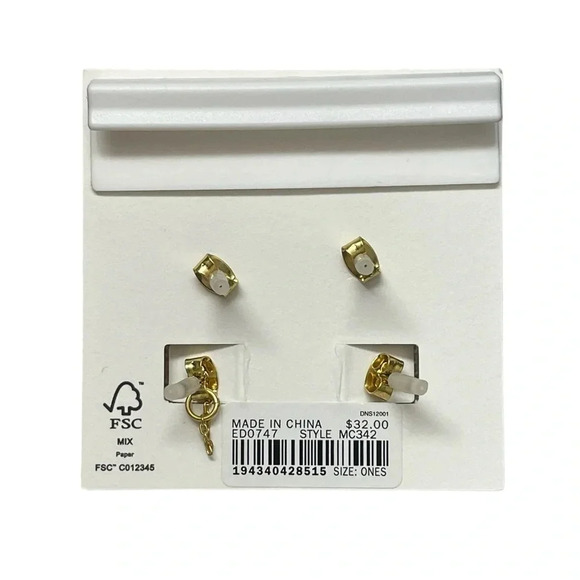 Madewell Gold Earrings Set, Mismatch - Picture 4 of 6